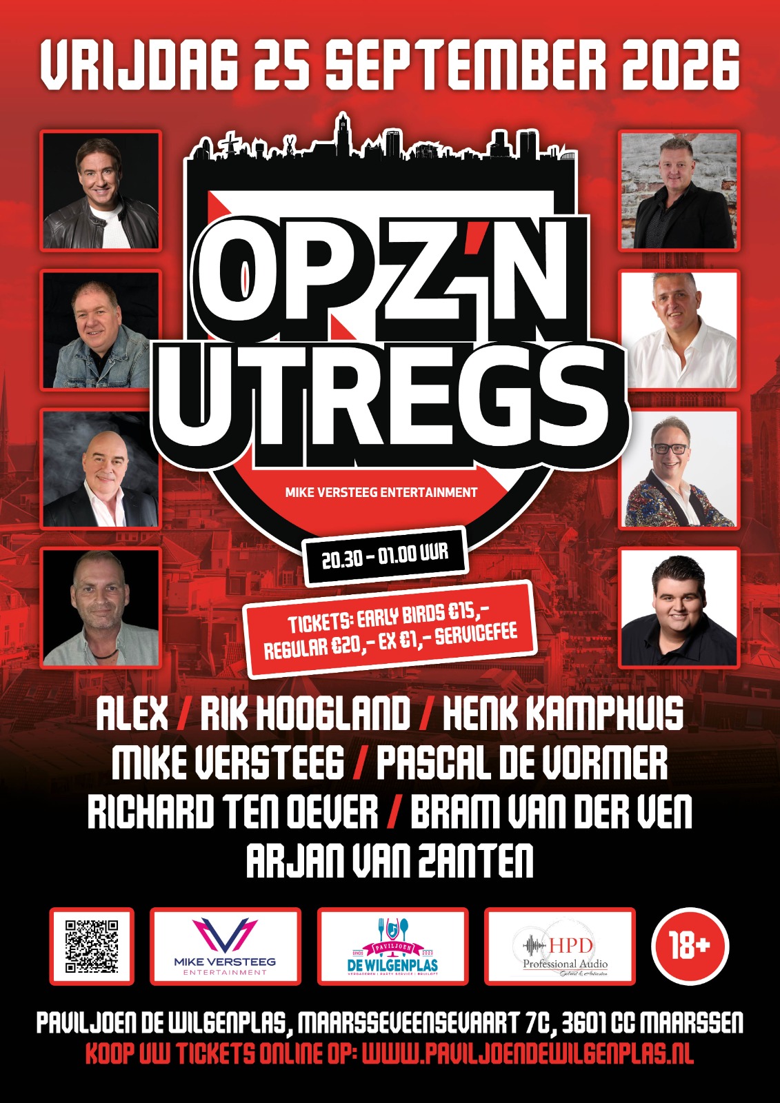 Op Z'n Utregs! - Vrijdag ticket